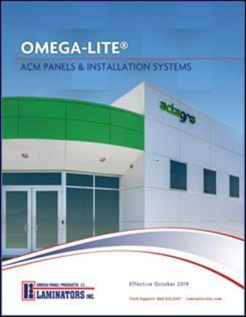 Laminators publishes Omega-Lite ACM brochure