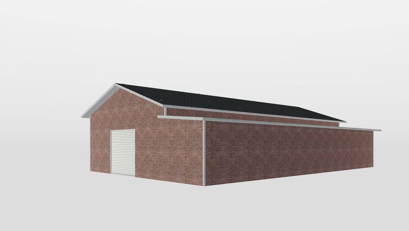 gable 30X60X12Xtall architectural-roof brick-siding Lonoke AR 72086