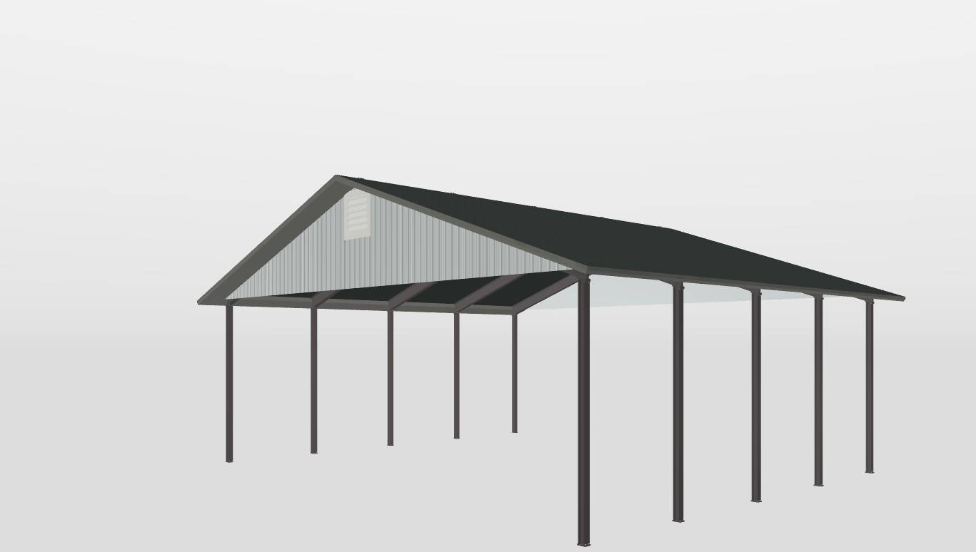 carport 50X40X16Xtall asphalt-roof ag-panel-siding Independence OR 97351