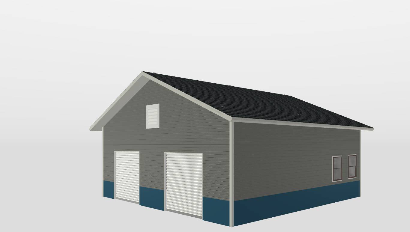 gable 28X28X10Xtall architectural-roof vinyl-siding Cape May NJ 08204