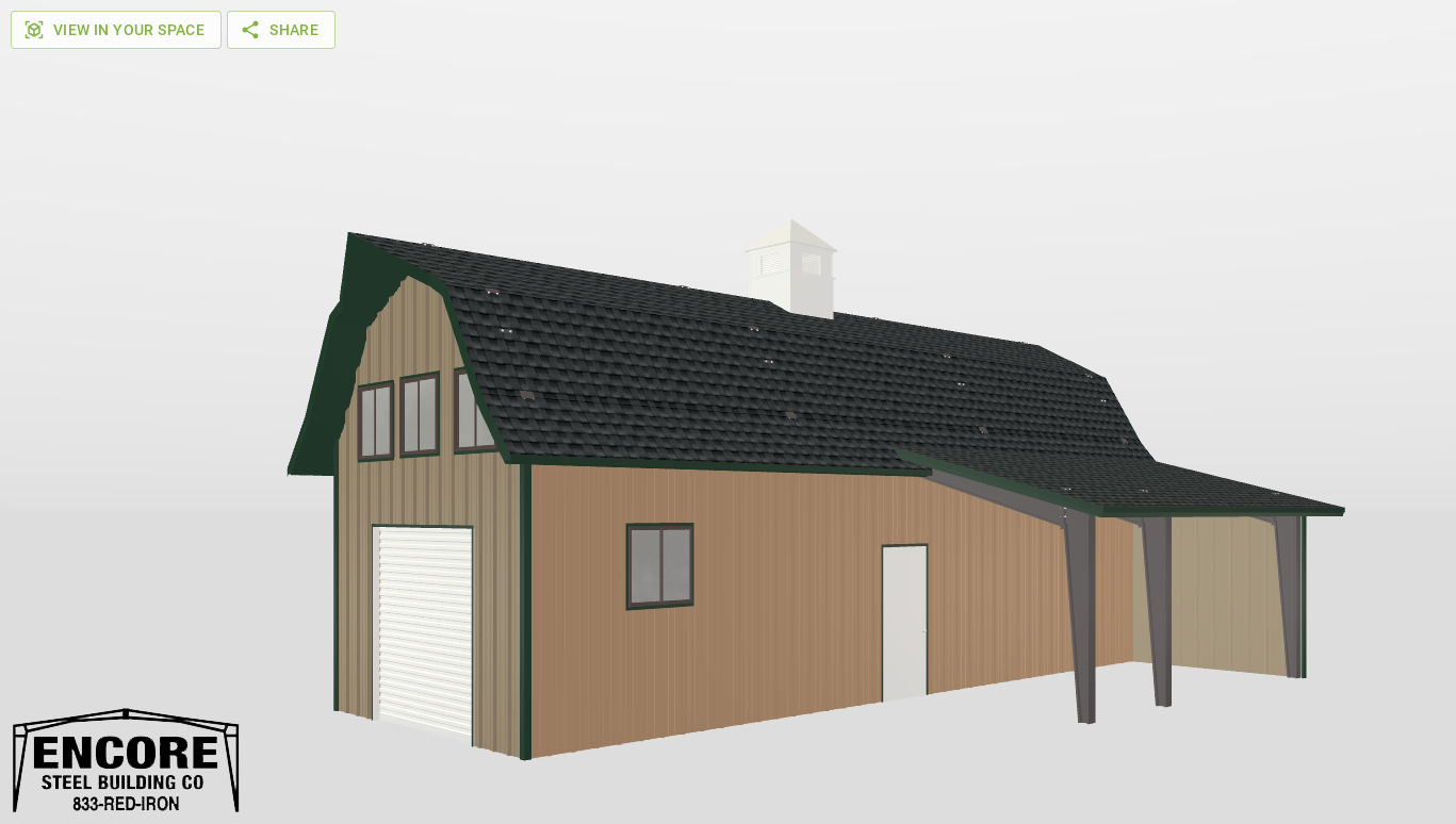 gambrel 15 X 40 X 11 tall architectural-roof  LANGDON ND 58249